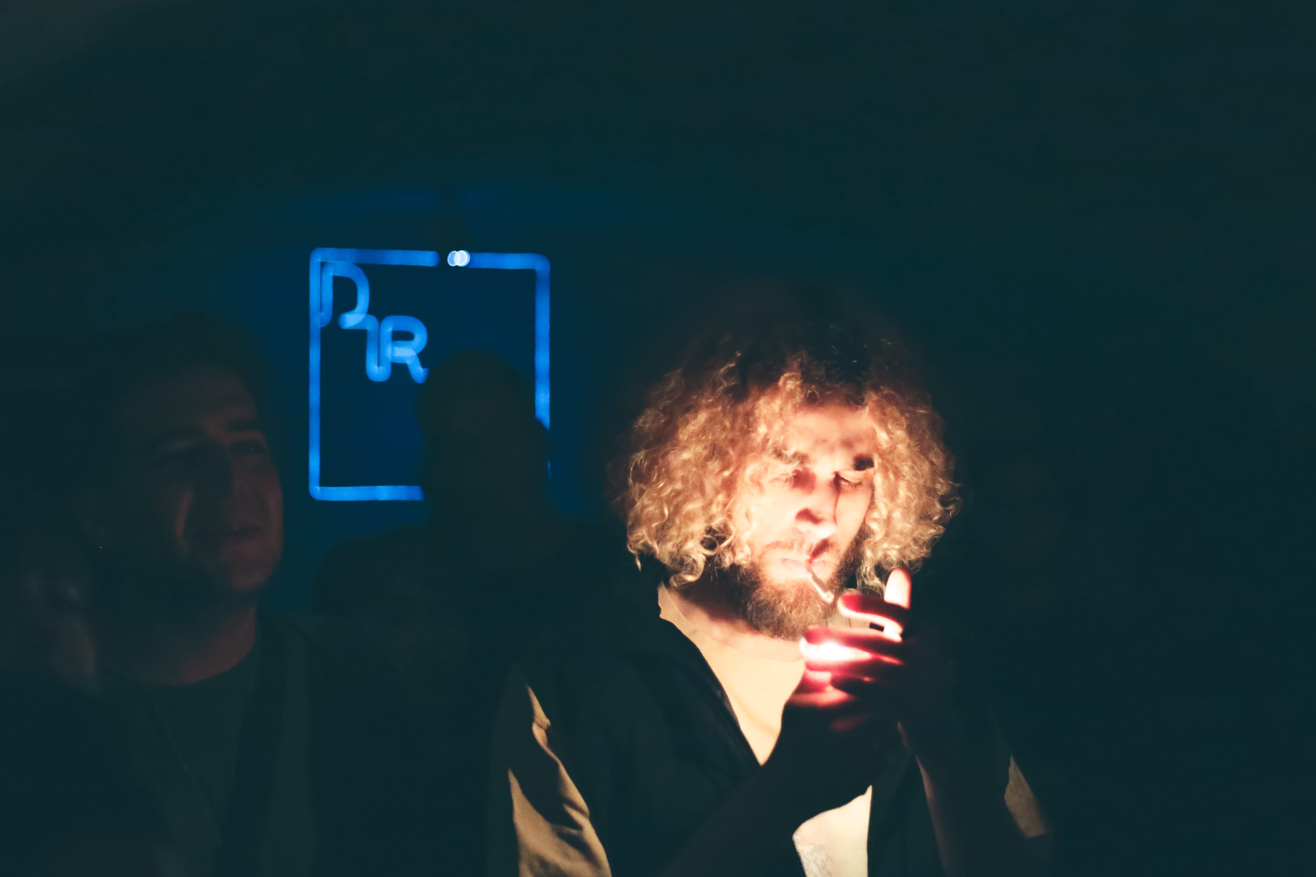 Nightlife crowd moment